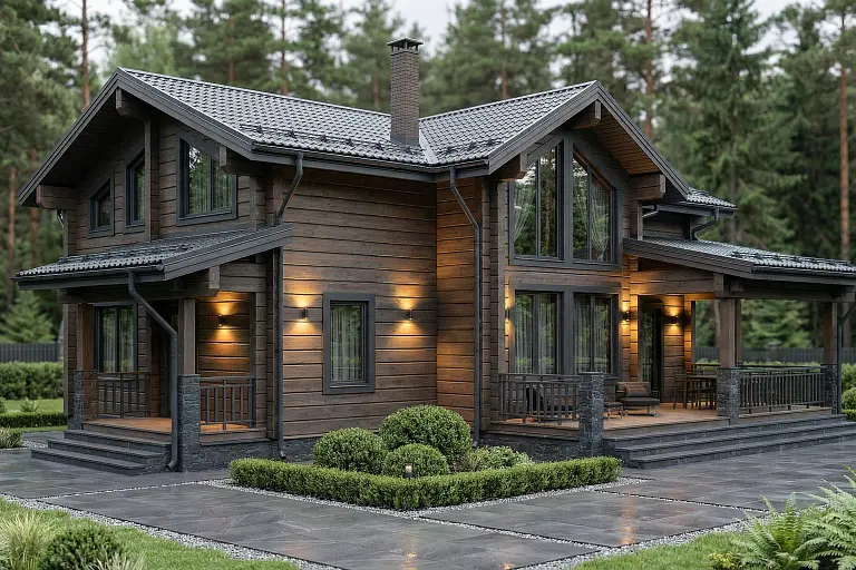 Серийный проект дома Экоберег